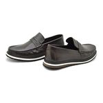 Mocassim Loafer Oasis em Couro - Café