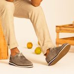 Mocassim Dockside Oasis em Camurça - Cinza