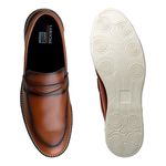 Sapato Masculino LRC Oxford - Whisky + Grátis Carteira e Cinto