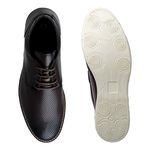 Sapato Masculino LRC Oxford - Café + Grátis Carteira e Cinto