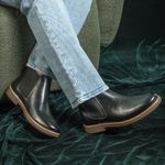 Bota Chealsea Laroche Tenesse em Couro - Preto
