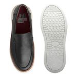 Slip On Iate Masculino Titanium em Couro - Preto