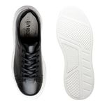 Sapatenis Casual Masculino Laroche Toquio em Couro - Preto