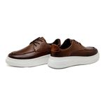 Sapatenis Casual Masculino Laroche Toquio em Couro - Chocolate