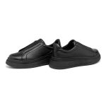 Sapatenis Casual Masculino Laroche Toquio em Couro - Preto