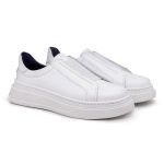 Sapatenis Casual Masculino Laroche Toquio em Couro - Branco