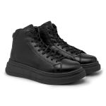 Sapatenis Casual Laroche Toquio em Couro - Preto