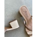 Tamanco Strass Nude