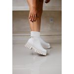 Coturno Meia Off White