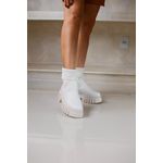 Coturno Meia Off White