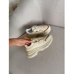 Tênis Sneaker Creme/Canela
