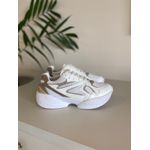 Tênis Sneaker Branco/Aveia