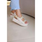 Papete Flat Form Isa Off White 