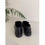 Mocassim Feminino Básico Com Tachas Preto