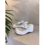 Tamanco Plataforma Kate Off White 