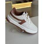 Tênis Feminino Style Off White/ Chocolate/ Candy