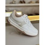 Tênis Feminino Style Branco/ Off White/ Creme