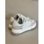 Tênis Feminino Style Branco/ Off White/ Prata