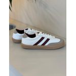 Tênis Feminino Confort Off White/ Marsala