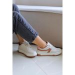 Tênis Feminino Style Off White/ Chocolate/ Candy