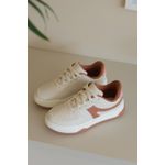Tênis Feminino Style Off White/ Chocolate/ Candy