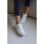 Tênis Feminino Style Branco/ Off White/ Prata