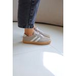 Tênis Feminino Confort Cinza/Off White