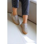 Tênis Feminino Confort Cinza/Off White