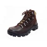 Bota Coturno Adventure em couro Mega boots 17001 Café