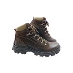 Bota Coturno Adventure em couro Mega boots 17001 Café