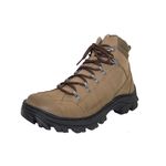 Bota Coturno Adventure em couro Mega boots 17003 Kaki