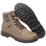 Bota Coturno em Couro Mega Boots 6019 Kaki-Expresso