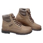 Bota Coturno em Couro Mega Boots 6019 Kaki-Expresso