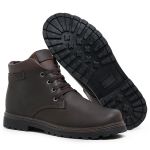 Bota Coturno 6018 em Couro Crazy Horse Cafe Fosco 