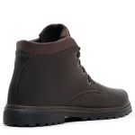 Bota Coturno 6018 em Couro Crazy Horse Cafe Fosco 
