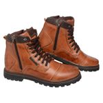 Bota Coturno em Couro Mega Boots 6017 Whisky