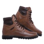 Bota Coturno em Couro Mega Boots 6019 Chocolate-cafe