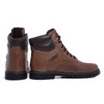 Bota Coturno em Couro Mega Boots 6019 Chocolate-cafe