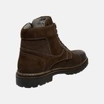 Bota Coturno em Couro Mega Boots 6031 Cafe