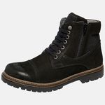 Bota Coturno em Couro Mega Boots 6031 Preto