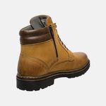 Bota Coturno em Couro Mega Boots 6032 Camel-Cafe