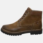 Bota Coturno em Couro Mega Boots 6033 Chumbo-Cafe