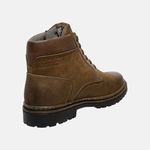 Bota Coturno em Couro Mega Boots 6033 Chumbo-Cafe