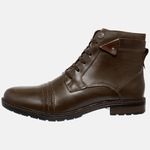 Bota Urbana em Couro Mega Boots Cafe-Chocolate 50002 