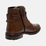 Bota Urbana em Couro Mega Boots Chocolate-Cafe 50002 