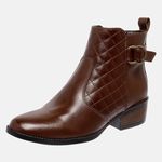 Bota Feminina Country Mega Boots em Couro - Chocolate - 1341