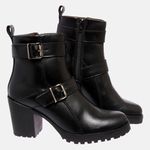 Bota Tratorda Mega Boots em Couro - Preto -1425