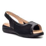 Sandália Feminina Confortável para Joanete Soft Neoprete Preto 