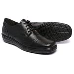 MOCASSIM FEMININO EM COURO PRETO