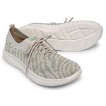 Tênis Ortopédico Green Sustentável Knit Snowland / Zebra Alga